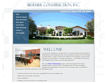 Tablet Screenshot of besemerconstruction.com